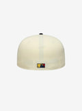 New Era Texas Rangers MLB Pin Cream & Navy 59FIFTY Fitted Cap