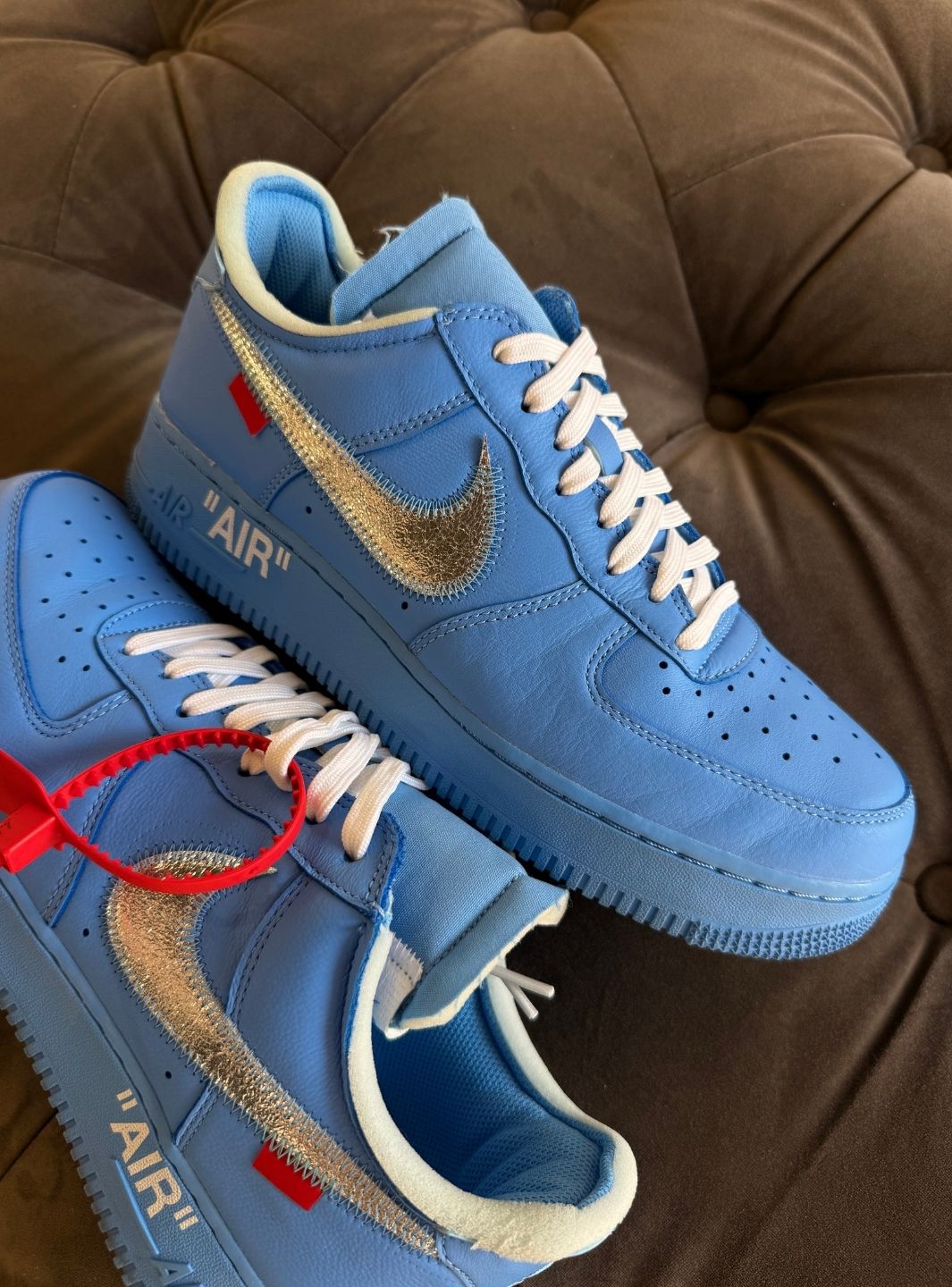 Nike Air Force 1 Low Off-White MCA University Blue - Usato 9.5/10
