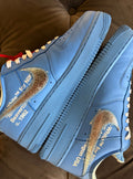 Nike Air Force 1 Low Off-White MCA University Blue - Usato 9.5/10