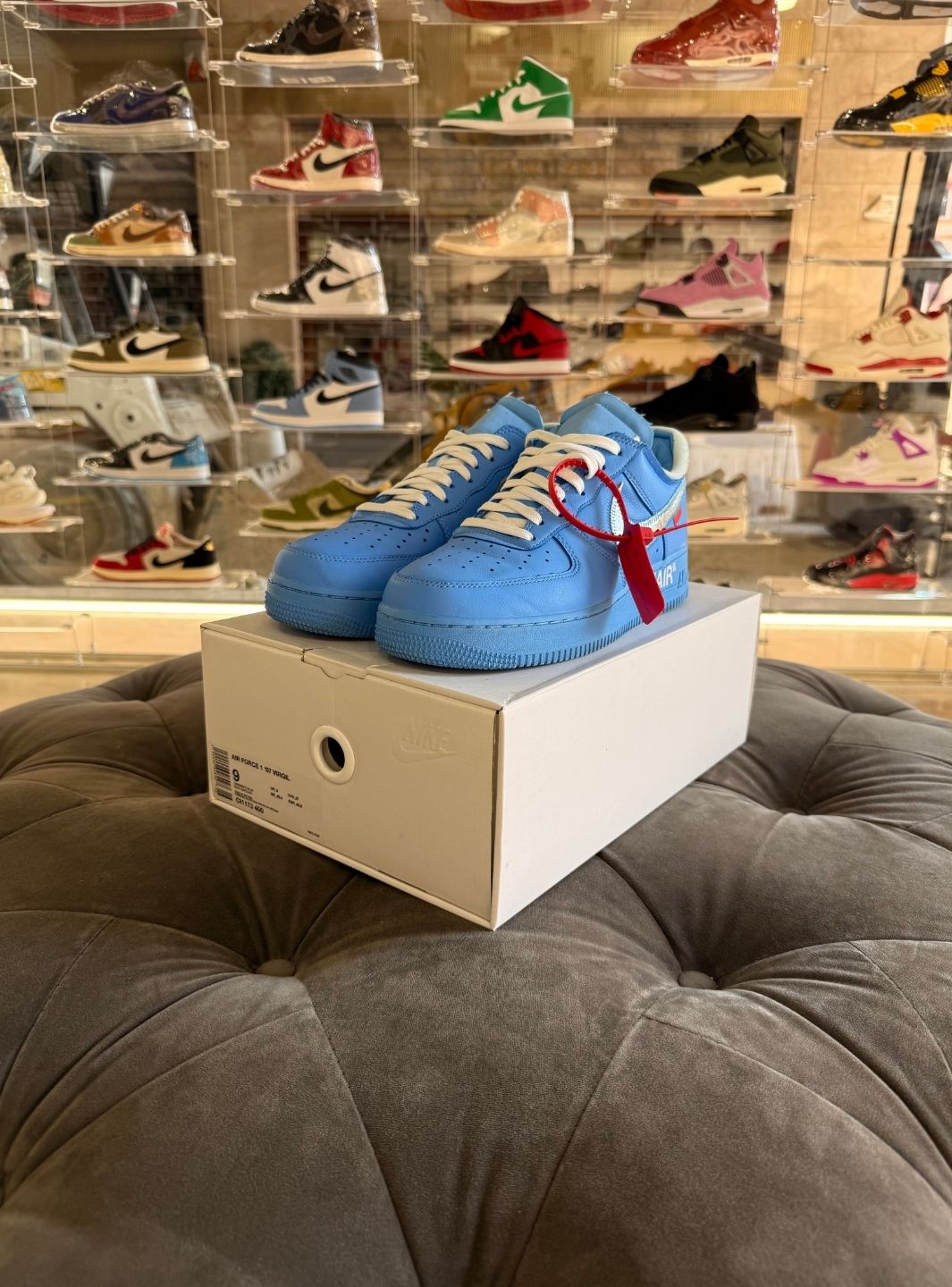 Nike Air Force 1 Low Off-White MCA University Blue - Usato 9.5/10