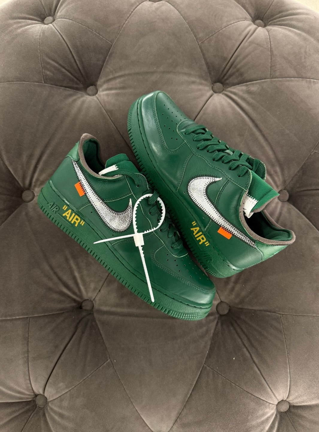 Nike Air Force 1 Low Virgil Abloh Archives Codes Pine Green - Usato 9.9/10
