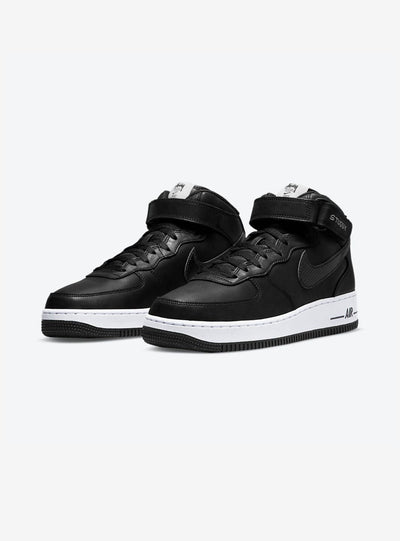 Nike Air Force 1 Mid Stussy Black White