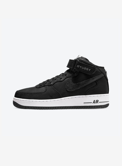 Nike Air Force 1 Mid Stussy Black White