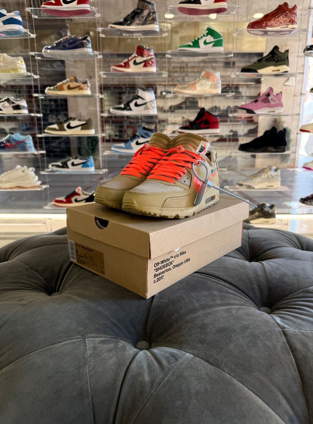Nike Air Max 90 Off-White Desert Ore - Usato 9.5/10