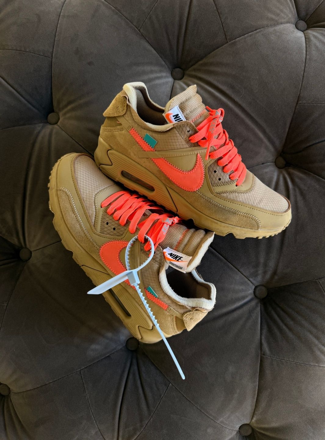 Nike Air Max 90 Off-White Desert Ore - Usato 9.5/10