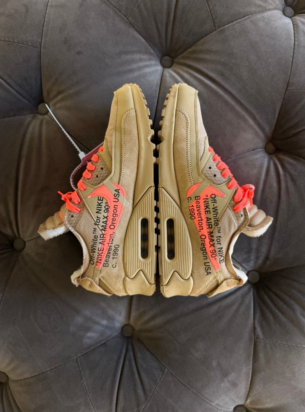 Nike Air Max 90 Off-White Desert Ore - Usato 9.5/10