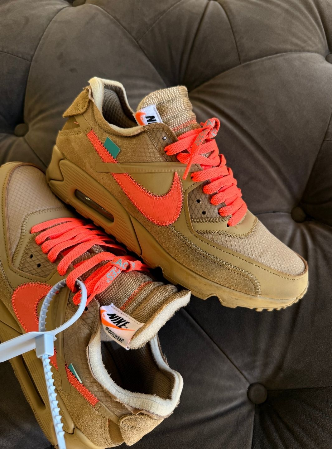 Nike Air Max 90 Off-White Desert Ore - Usato 9.5/10