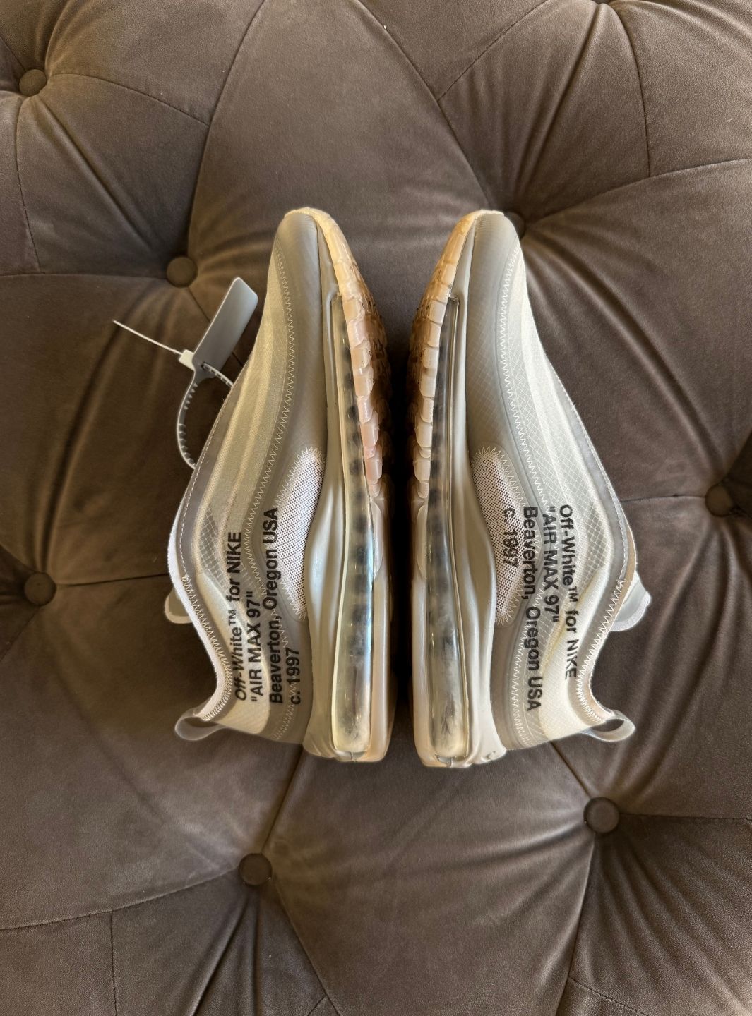 Nike Air Max 97 Off-White Menta - Usato 9.5/10