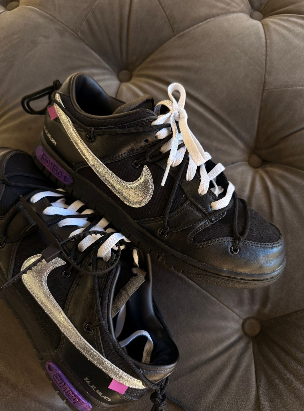 Nike Dunk Low Off-White Lot 50 - Usato 9.5/10