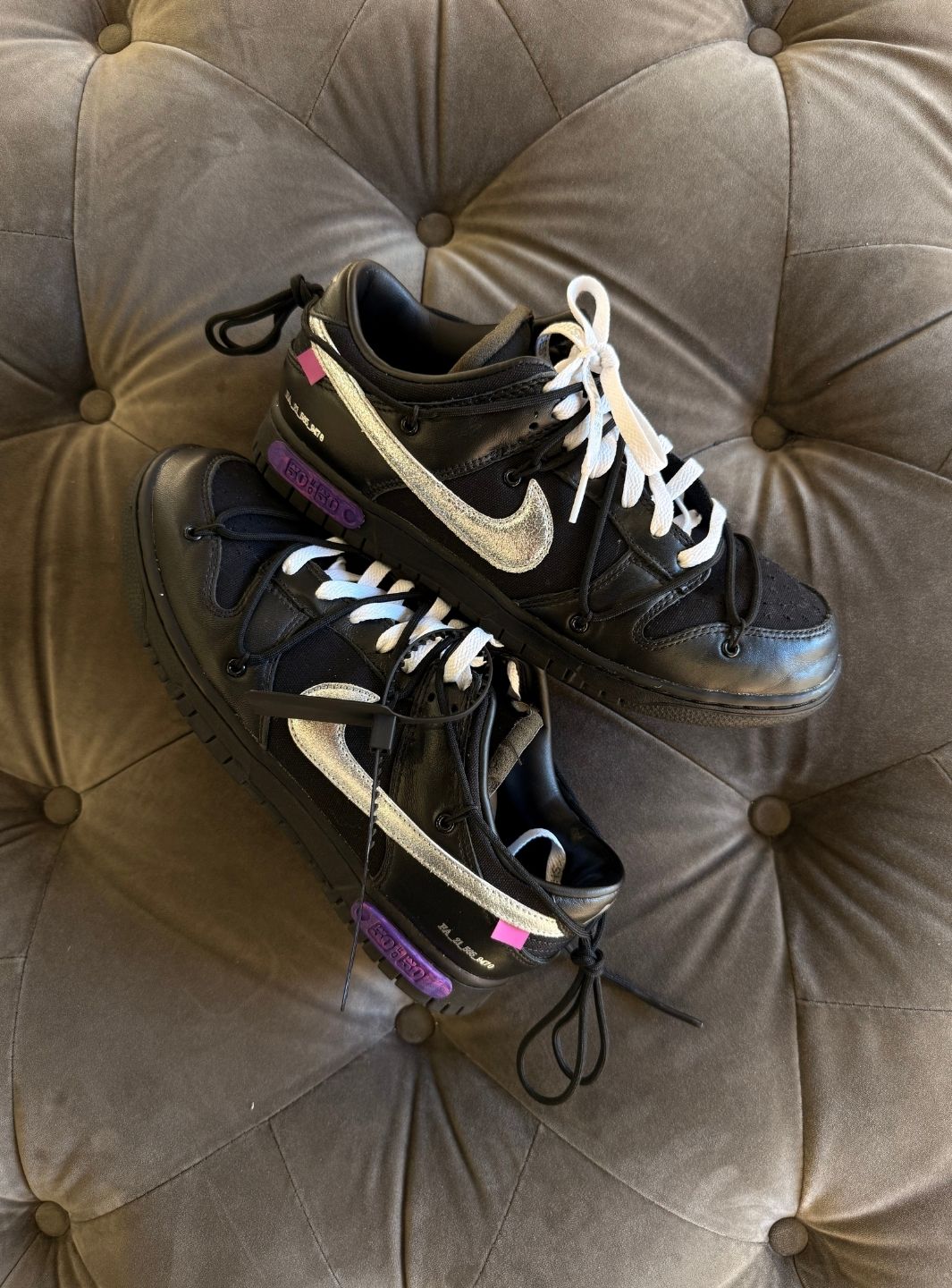 Nike Dunk Low Off-White Lot 50 - Usato 9.5/10