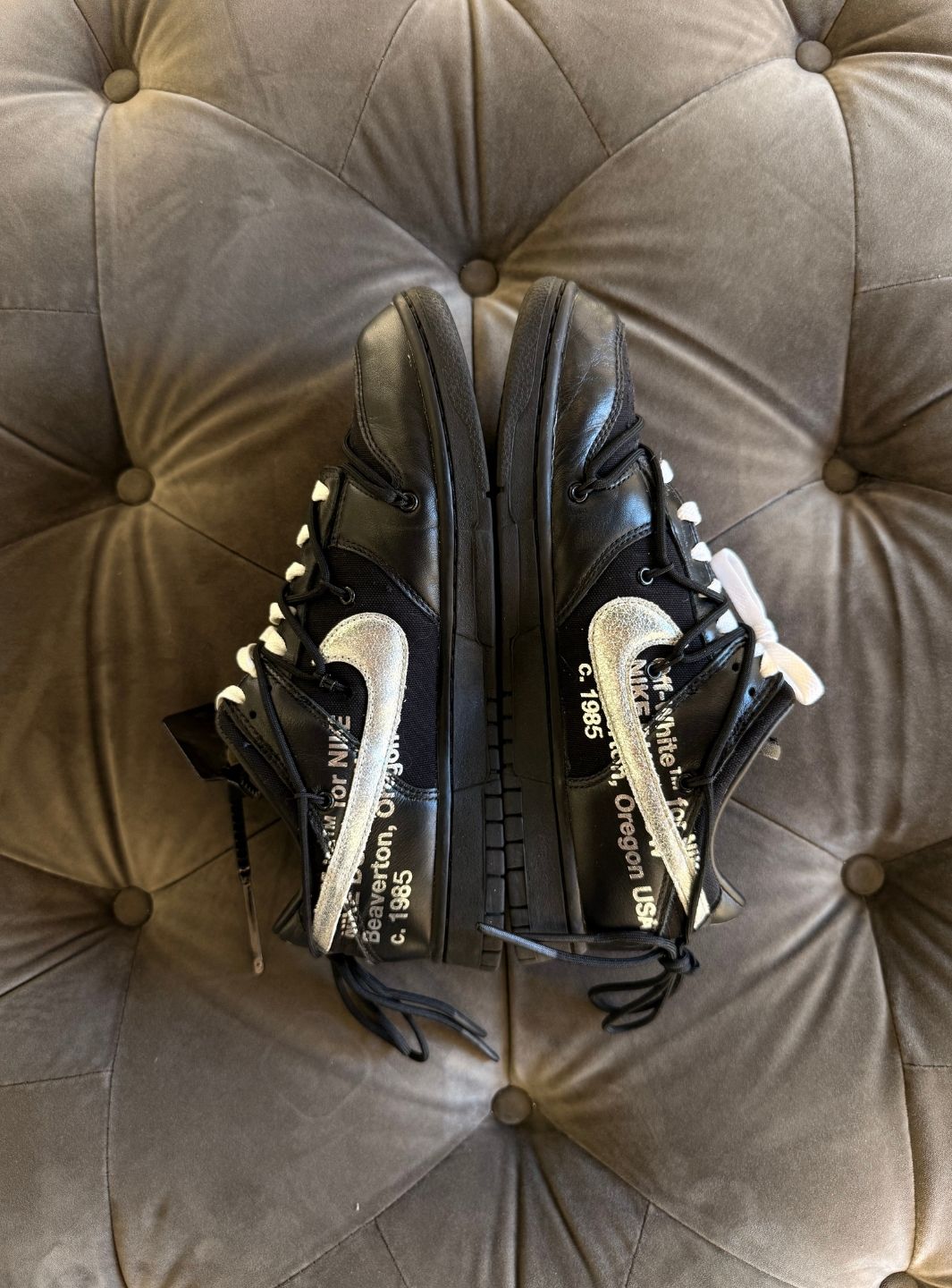 Nike Dunk Low Off-White Lot 50 - Usato 9.5/10