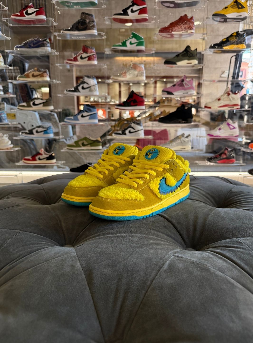 Nike SB Dunk Low Grateful Dead Bears Opti Yellow - Usato 9.5/10