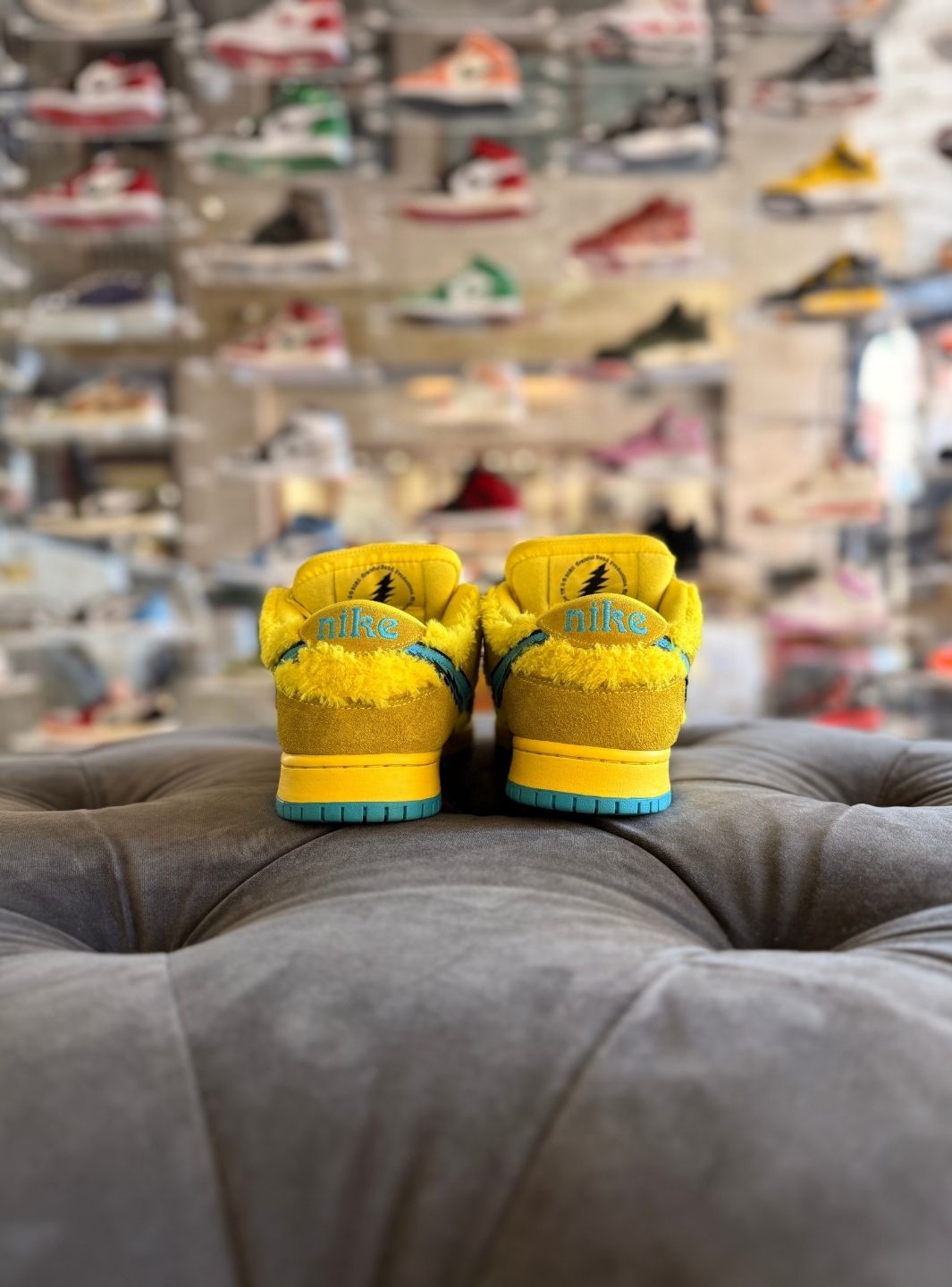 Nike SB Dunk Low Grateful Dead Bears Opti Yellow - Usato 9.5/10