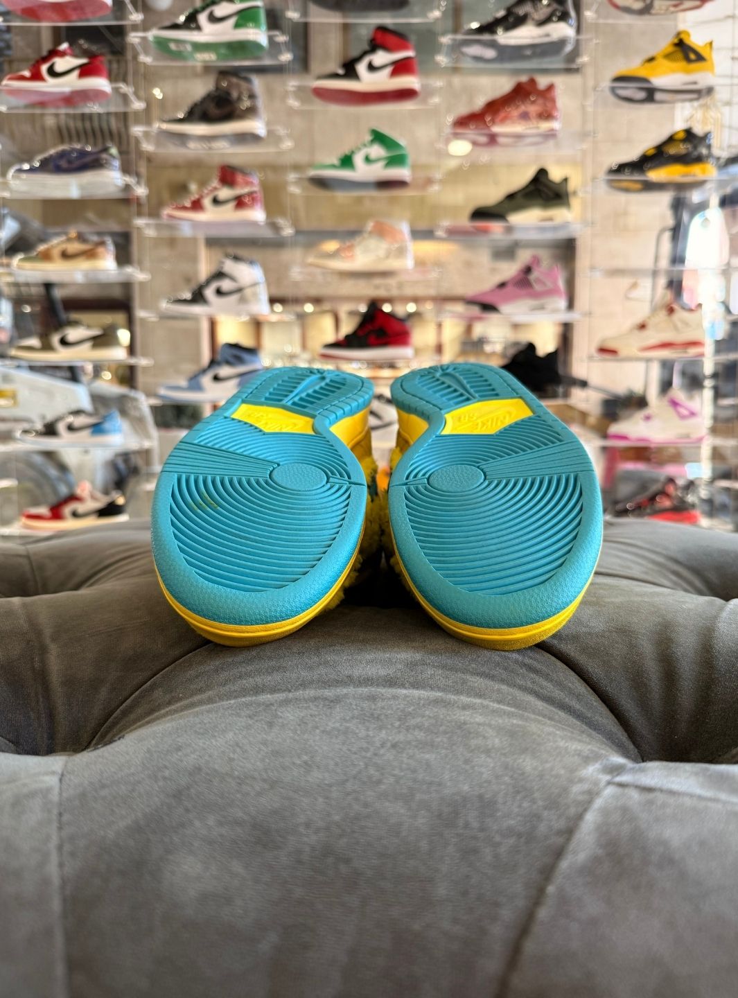 Nike SB Dunk Low Grateful Dead Bears Opti Yellow - Usato 9.5/10