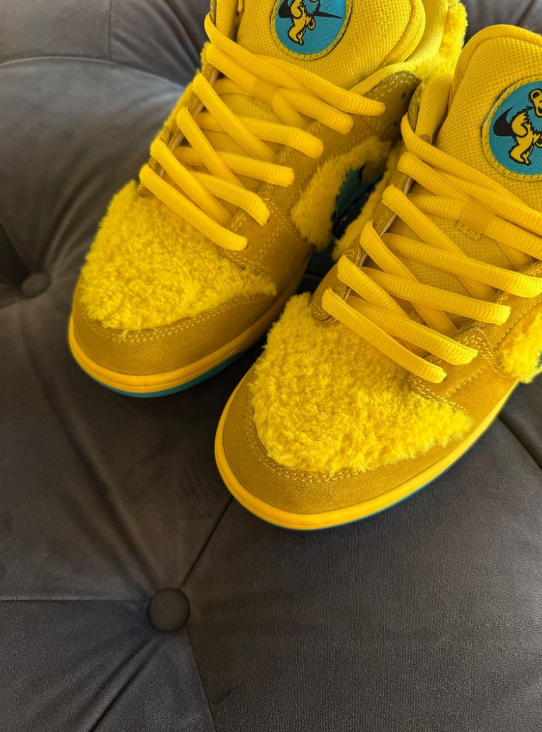 Nike SB Dunk Low Grateful Dead Bears Opti Yellow - Usato 9.5/10