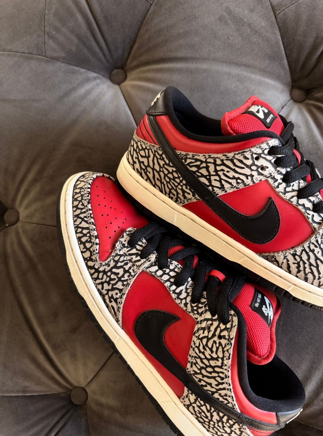 Nike SB Dunk Low Supreme Red Cement (2012) - Usato 8.5/10