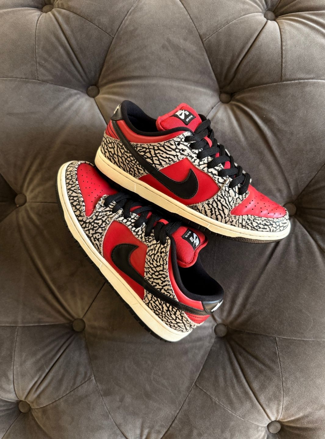 Nike SB Dunk Low Supreme Red Cement (2012) - Usato 8.5/10