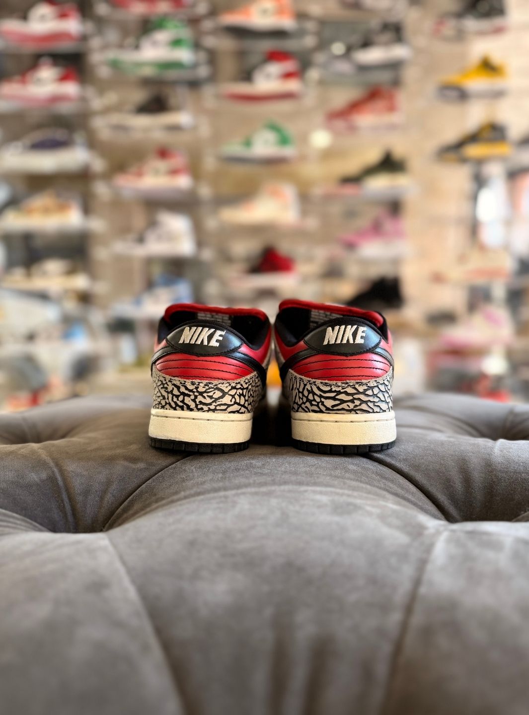 Nike SB Dunk Low Supreme Red Cement (2012) - Usato 8.5/10
