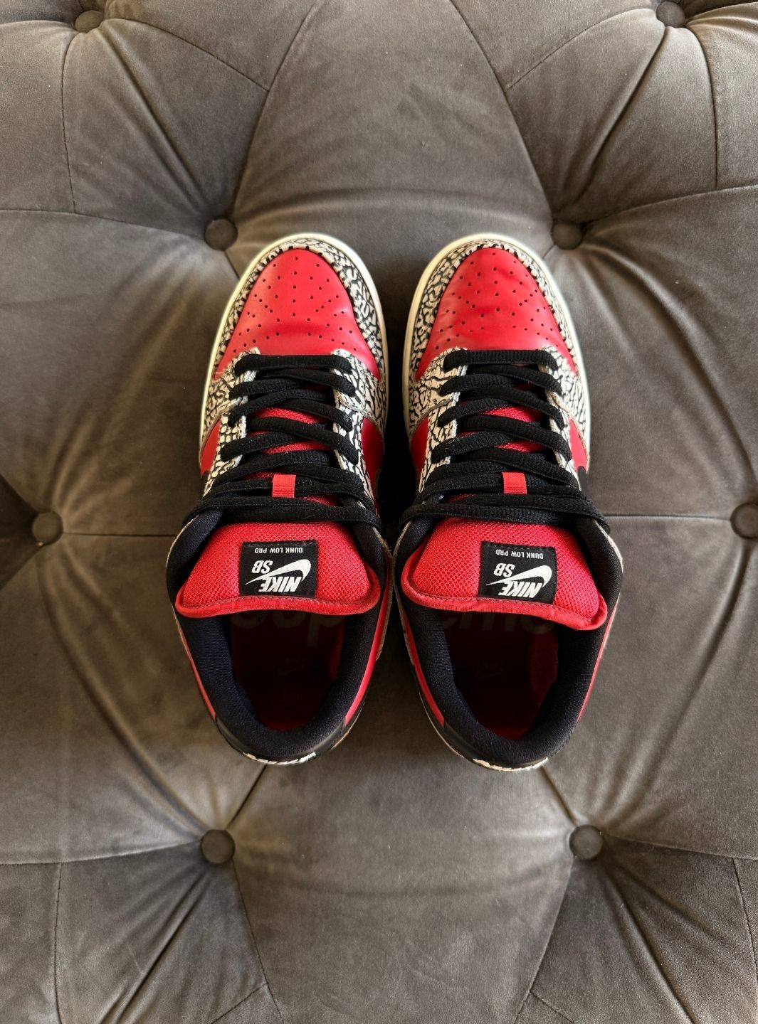 Nike SB Dunk Low Supreme Red Cement (2012) - Usato 8.5/10