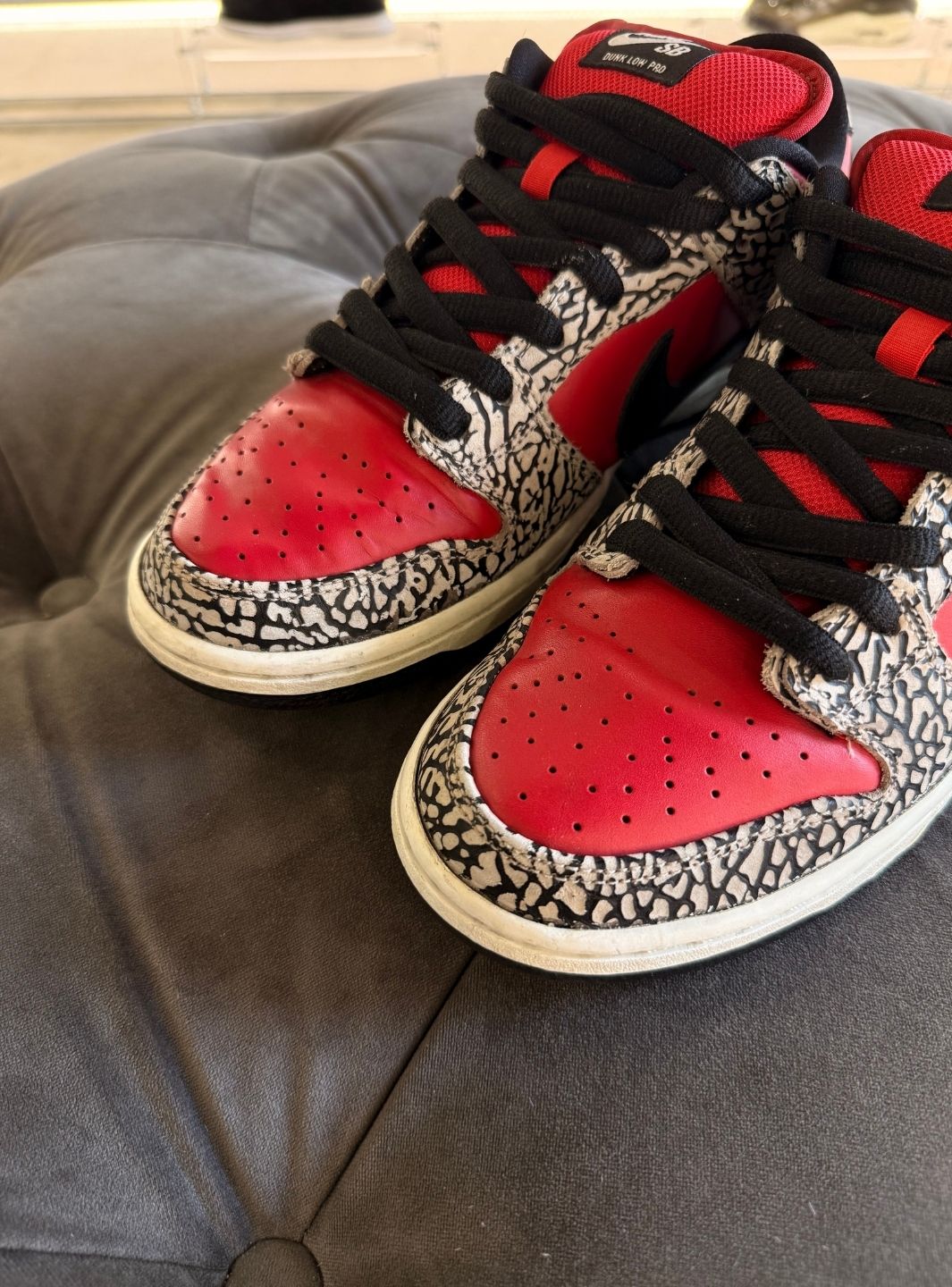 Nike SB Dunk Low Supreme Red Cement (2012) - Usato 8.5/10