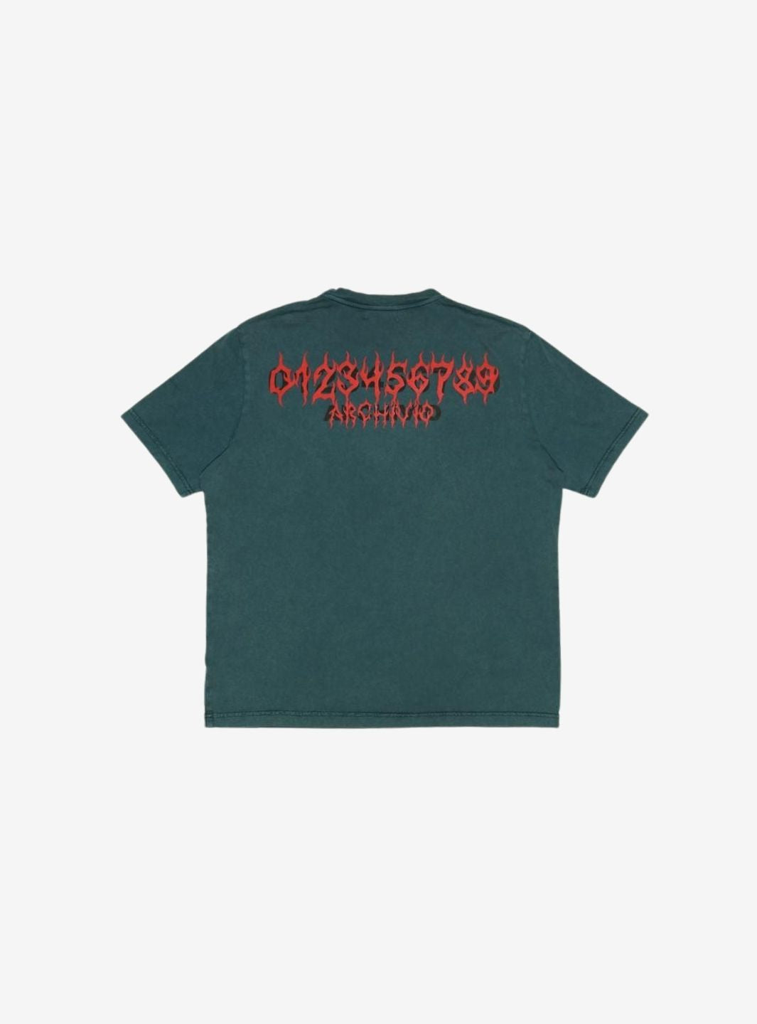 Numeri Archivio T-Shirt Deep Teal Green Red