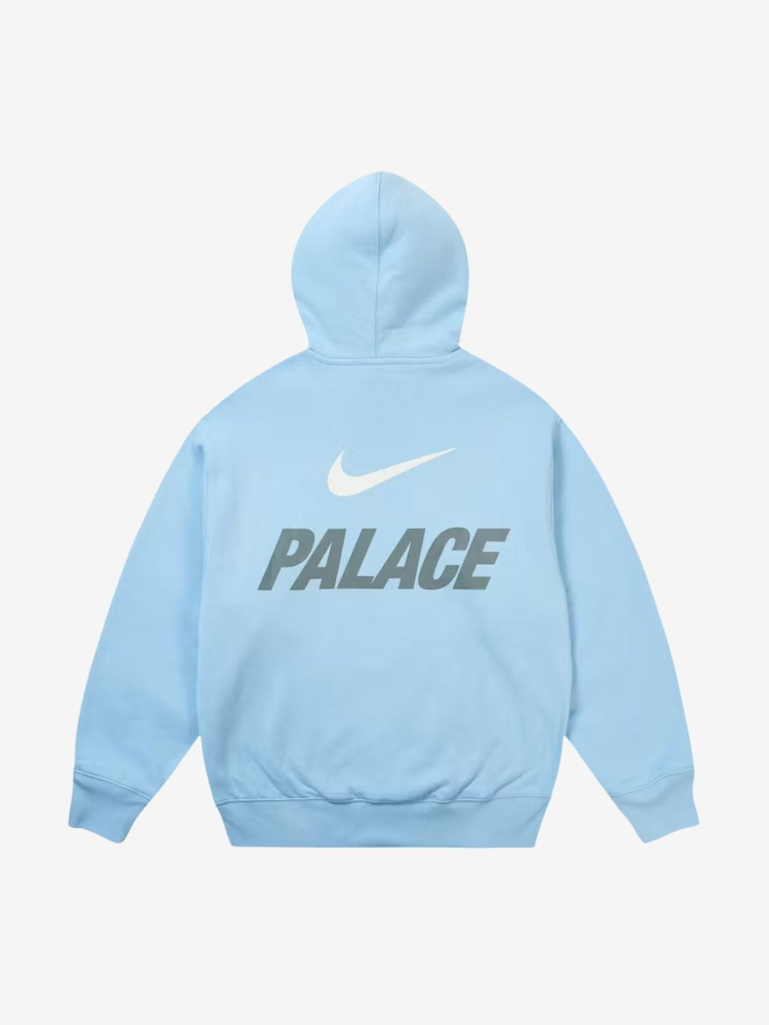 Palace x Nike Font Swoosh Hoodie Sky Blue