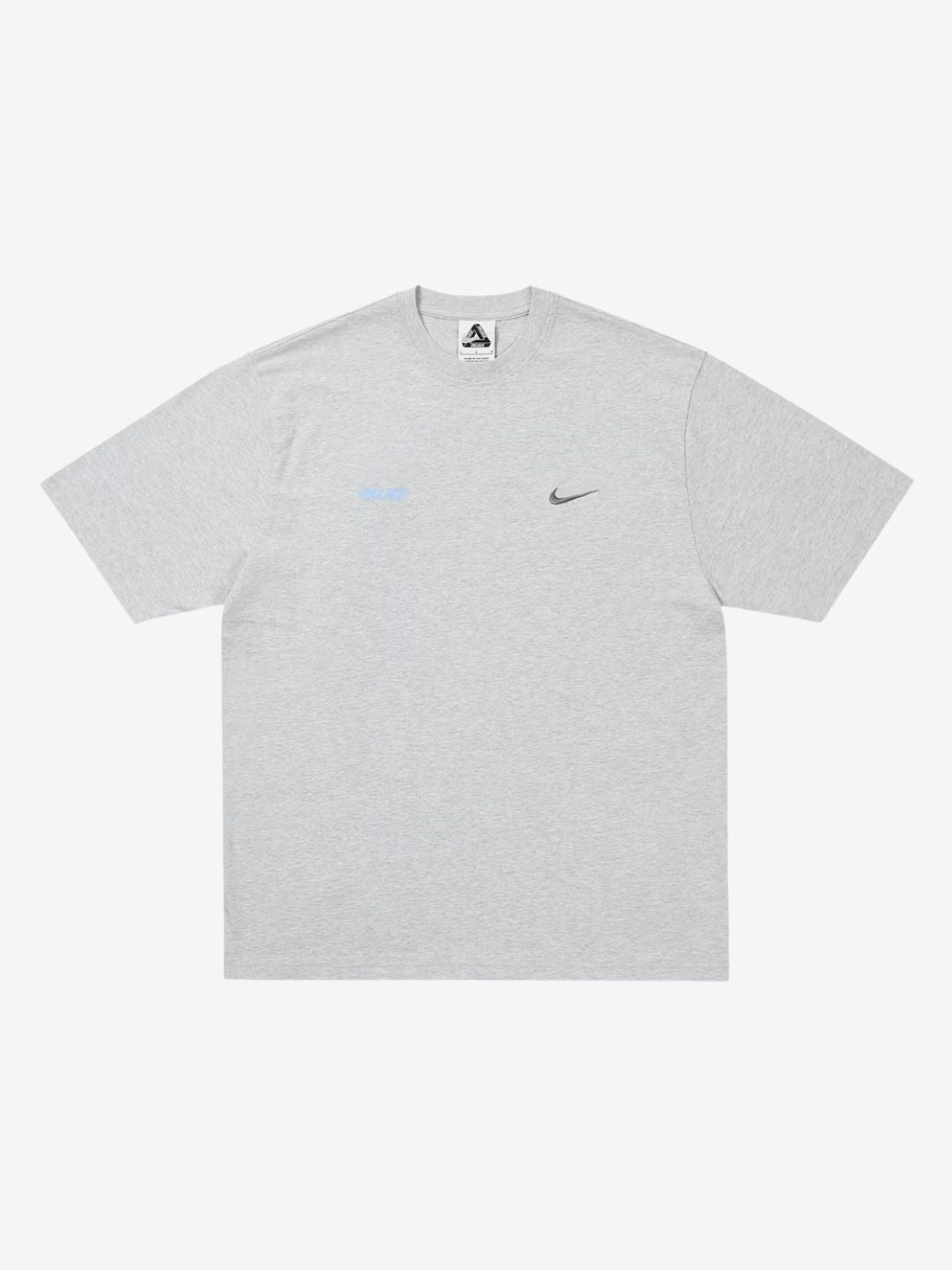 Palace x Nike Font Swoosh T-Shirt Grey Marl