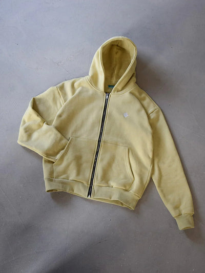 Pantalón Zip Hoodie Vintage Yellow