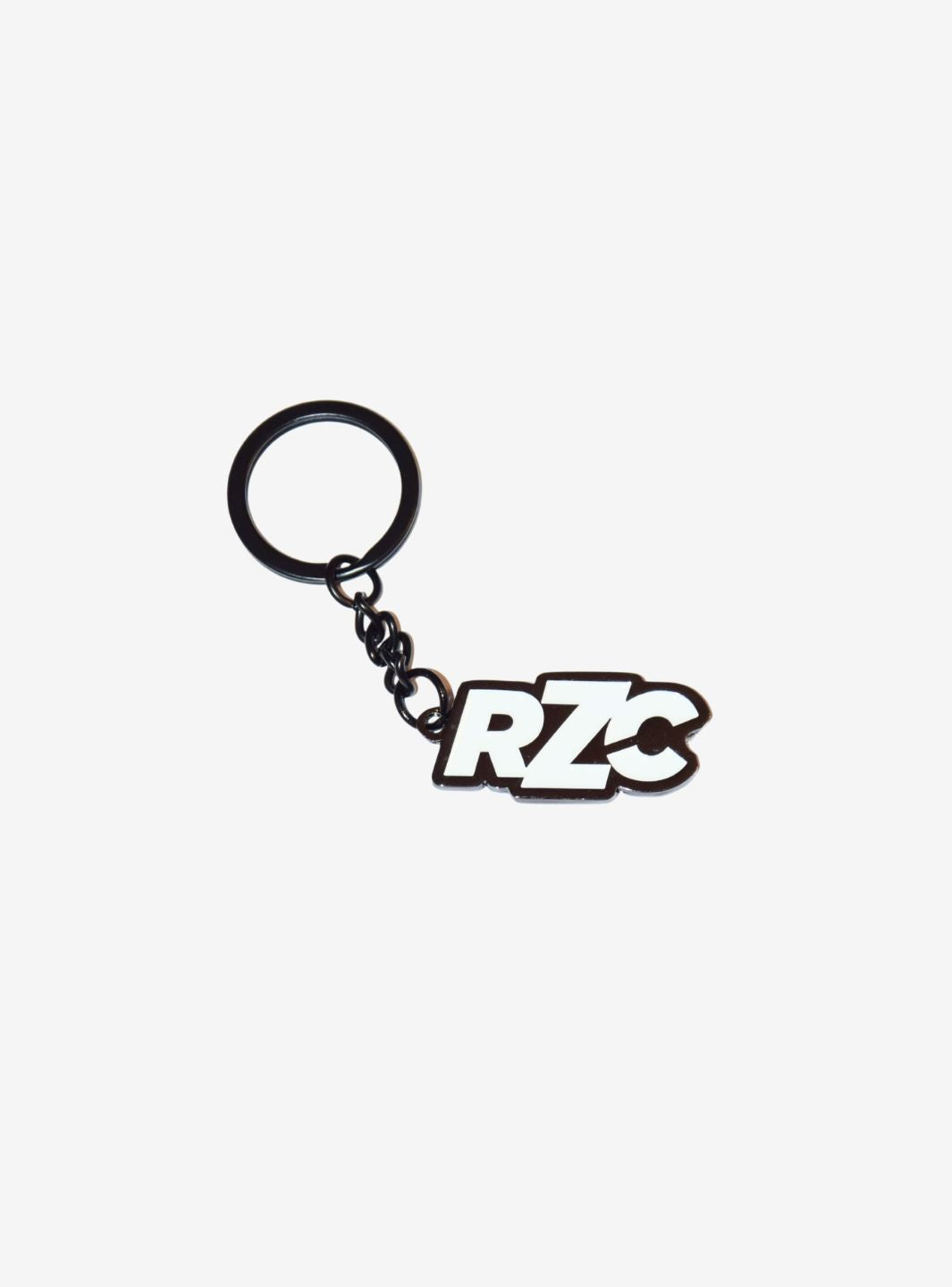 ResellZone Logo Steel Keychain Black & White