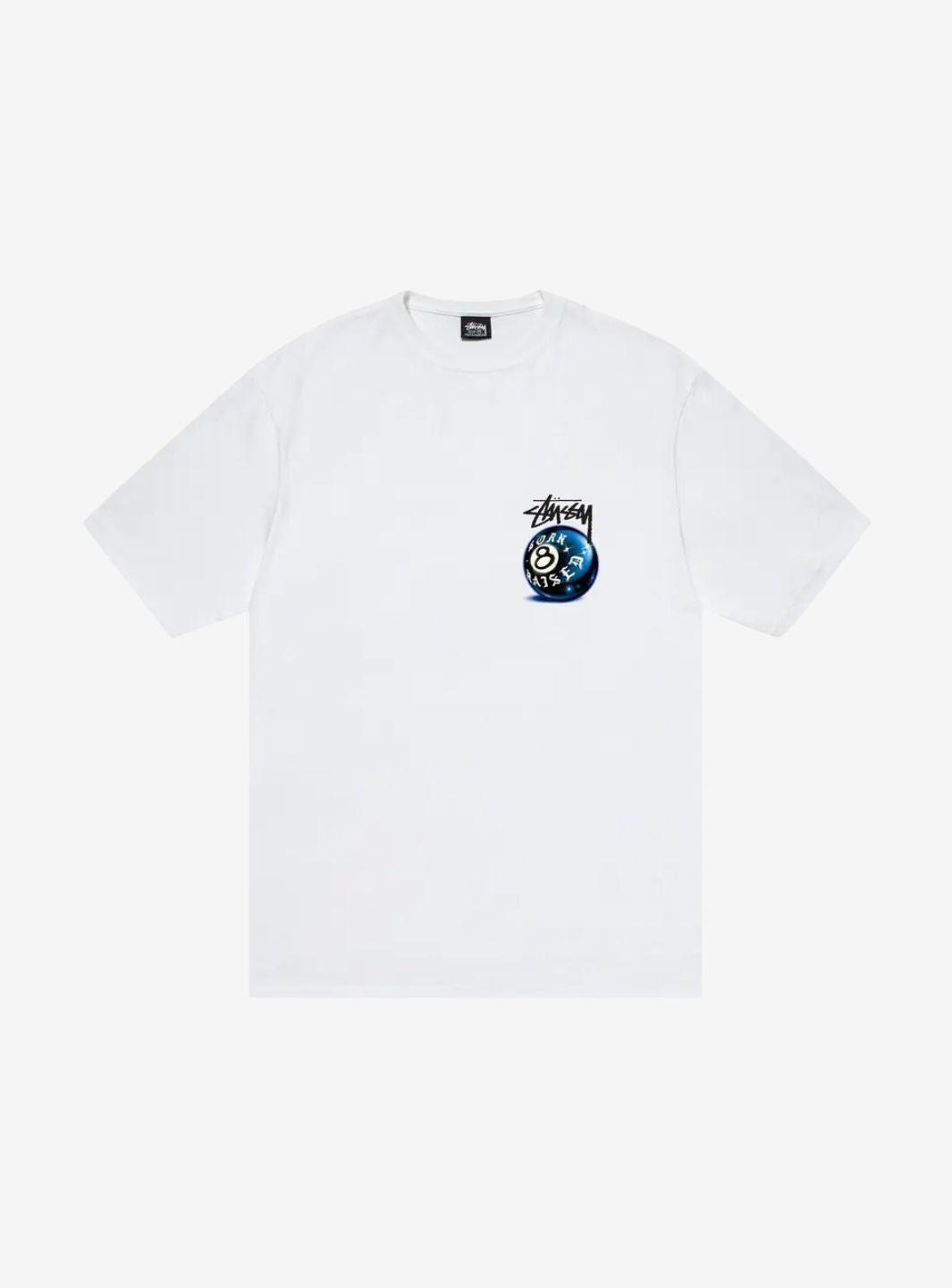 Stussy Born X Raised 8 Ball T-Shirt White