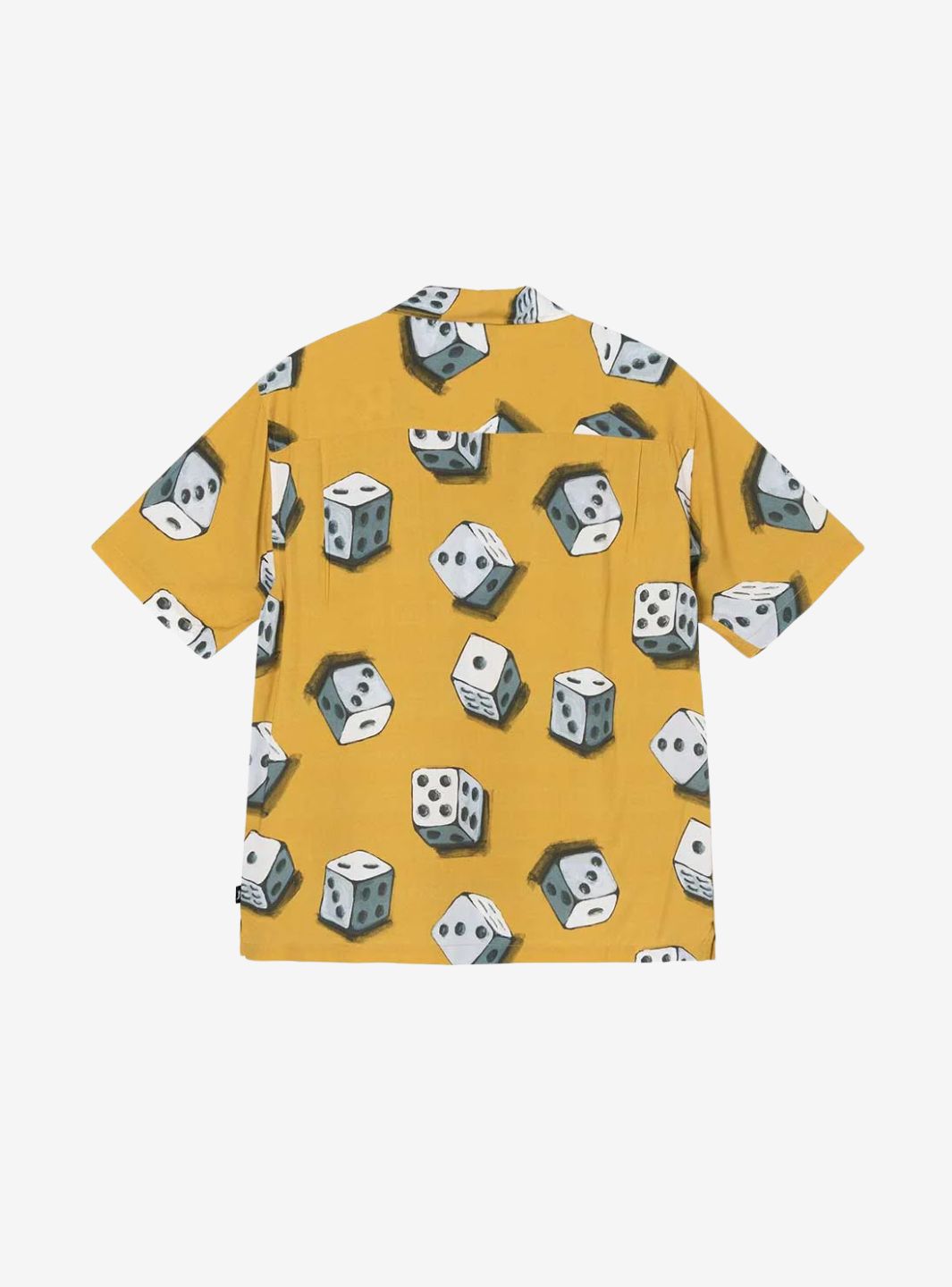 Stussy Dice Pattern Shirt Mustard