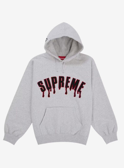 Supreme Ghostface Arc Hooded Sweatshirt Ash Grey
