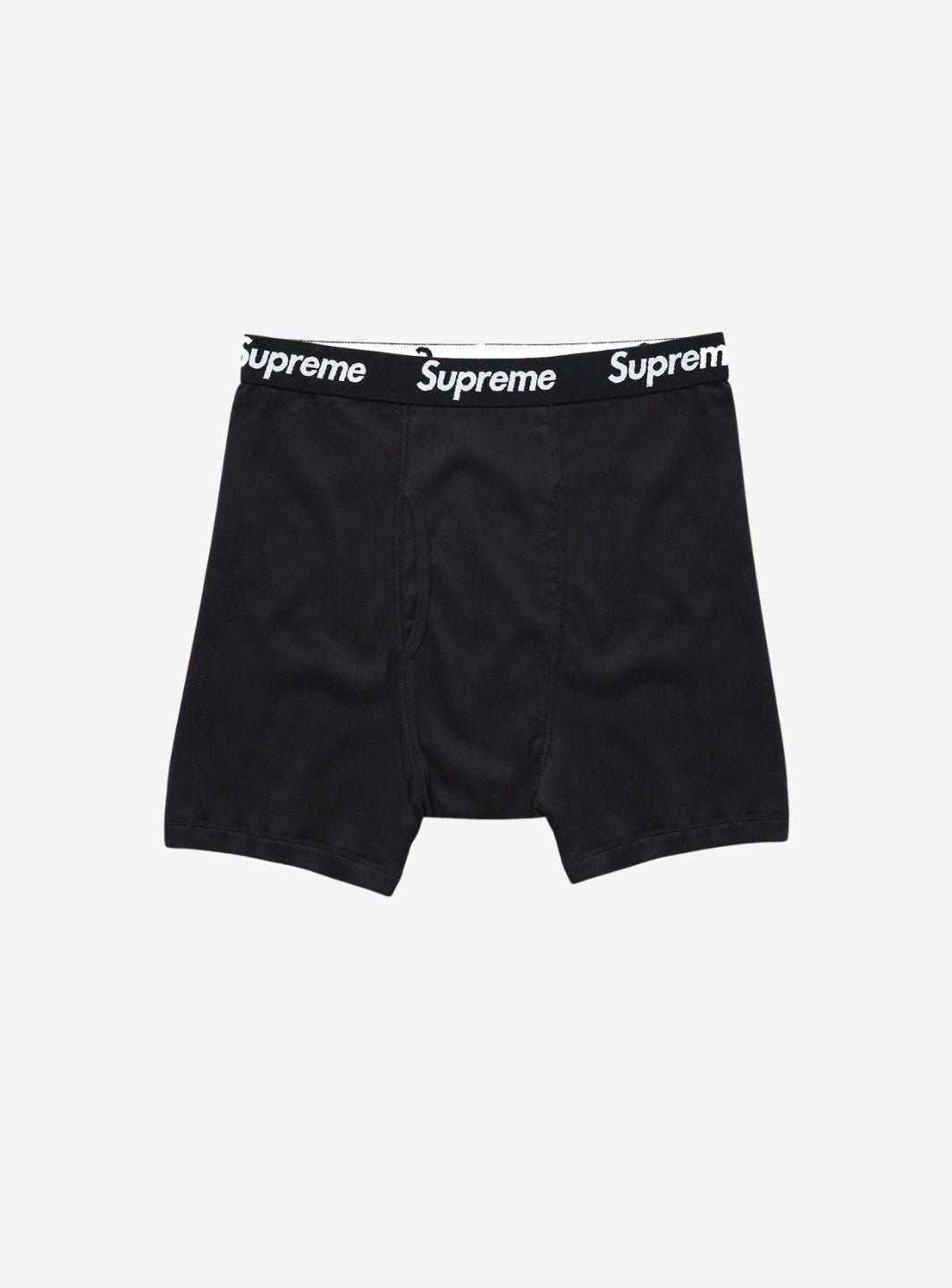 Supreme Hanes Boxer Briefs Black Pack of 1