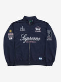 Supreme La Martina Zip Up Sweatshirt Navy