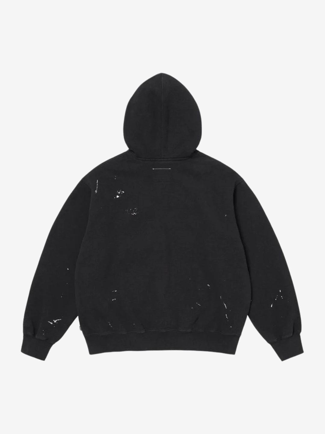 Supreme MM6 Maison Margiela Box Logo Zip Up Hooded Sweatshirt Black