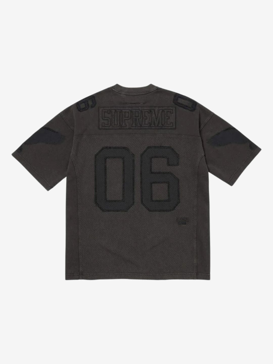 Supreme MM6 Maison Margiela Cotton Football Jersey Black