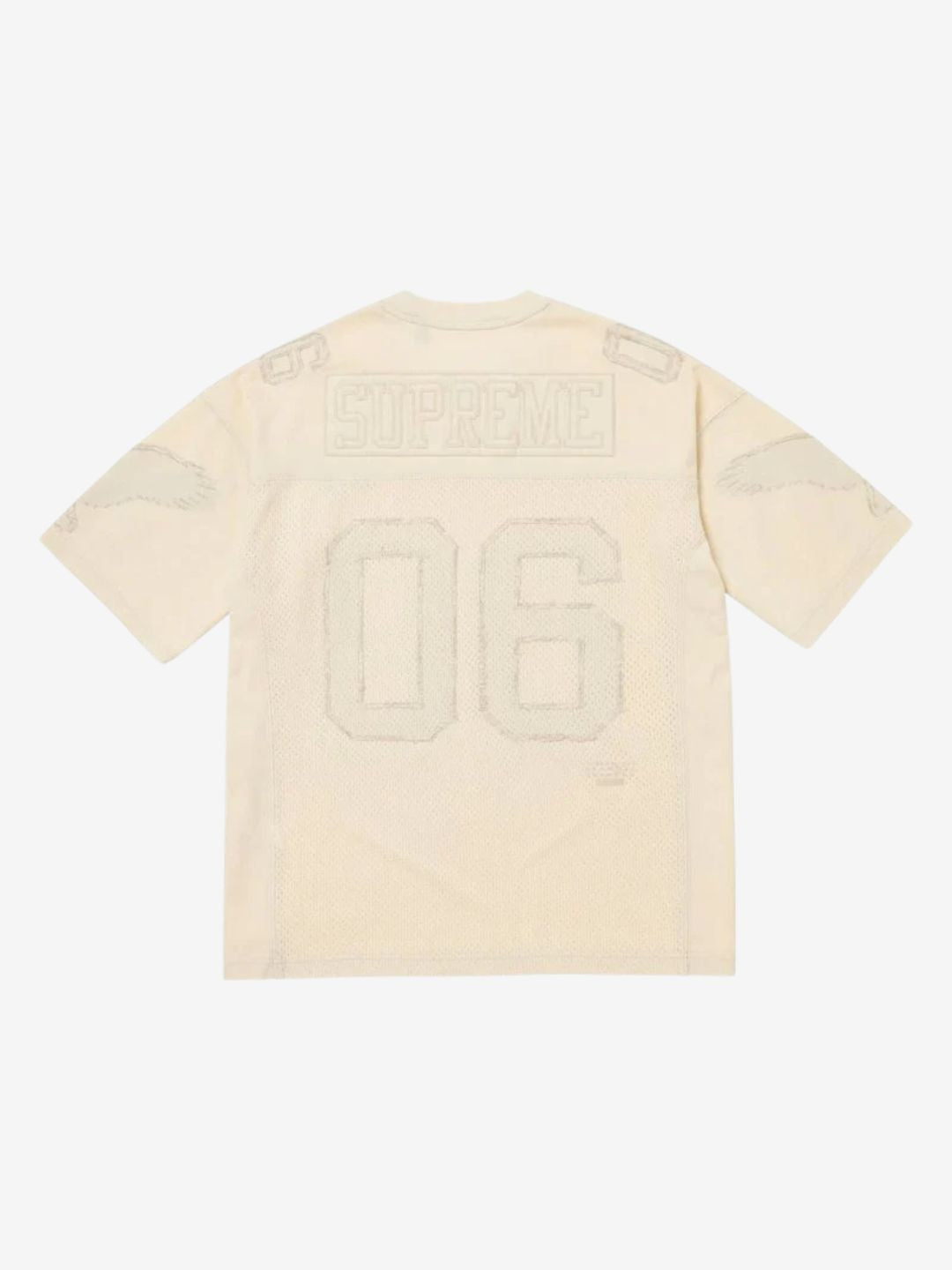 Supreme MM6 Maison Margiela Cotton Football Jersey White