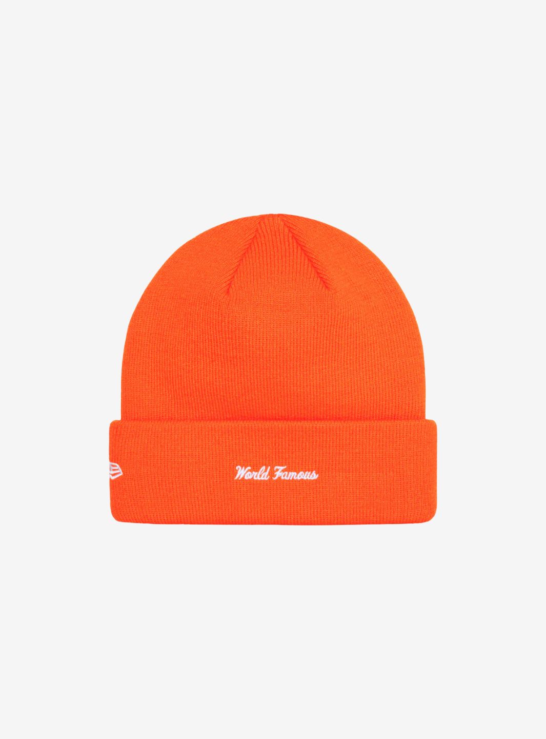 Supreme New Era Box Logo Beanie Dark Orange (FW24)
