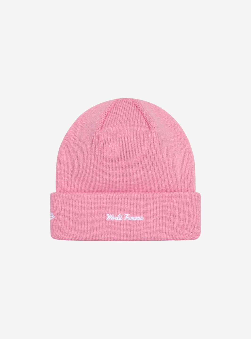 Supreme New Era Box Logo Beanie Dusty Pink (FW24)