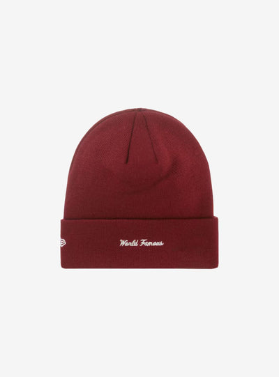 Supreme New Era Box Logo Beanie Cardinal (FW22)