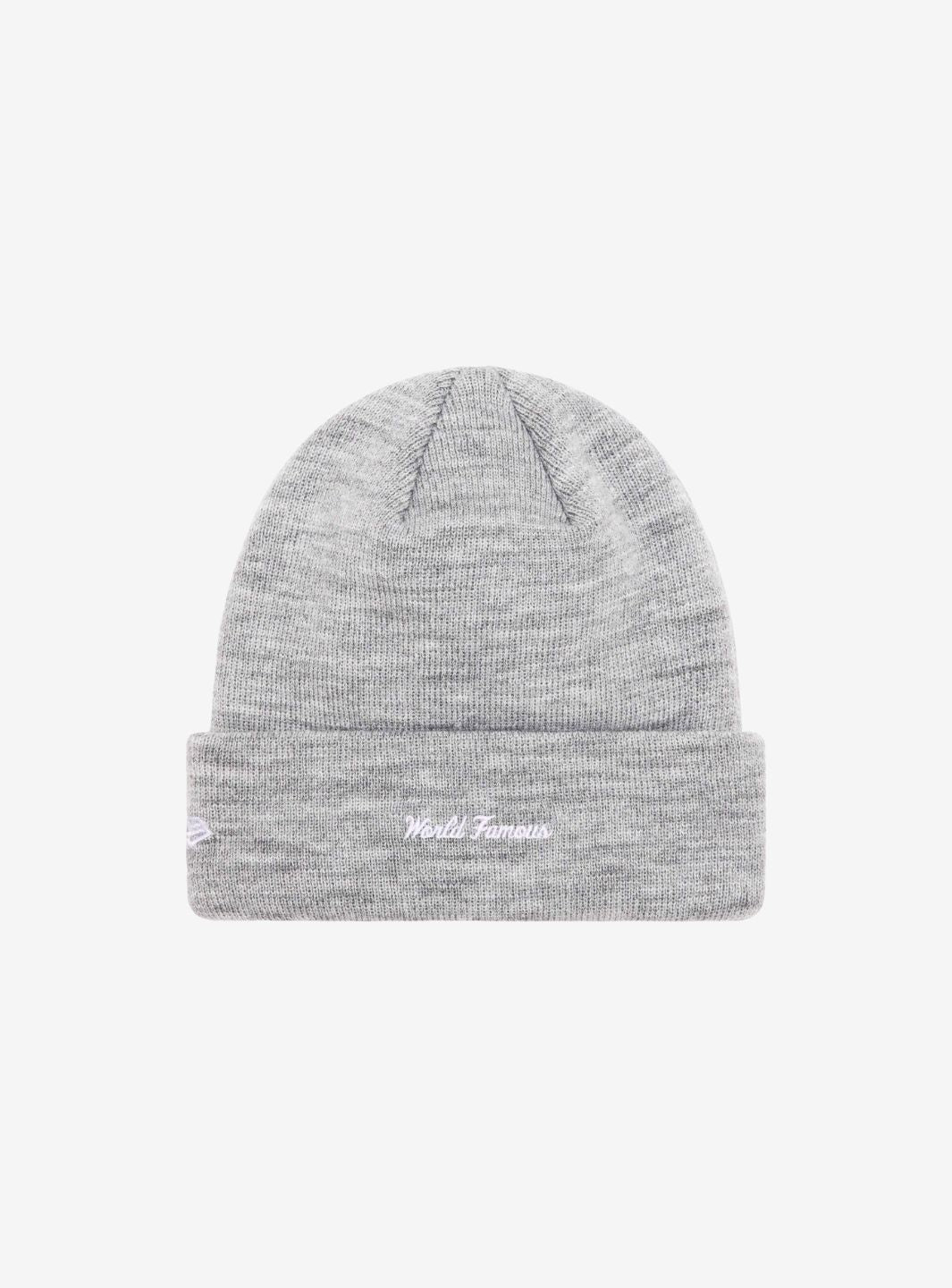 Supreme New Era Box Logo Beanie Heather Grey (FW23)