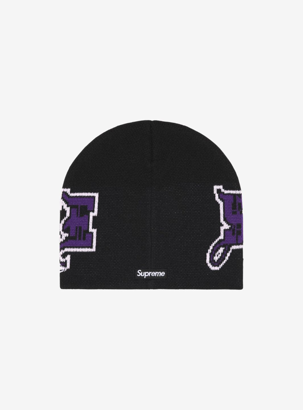 Supreme New Era Outline Beanie Black