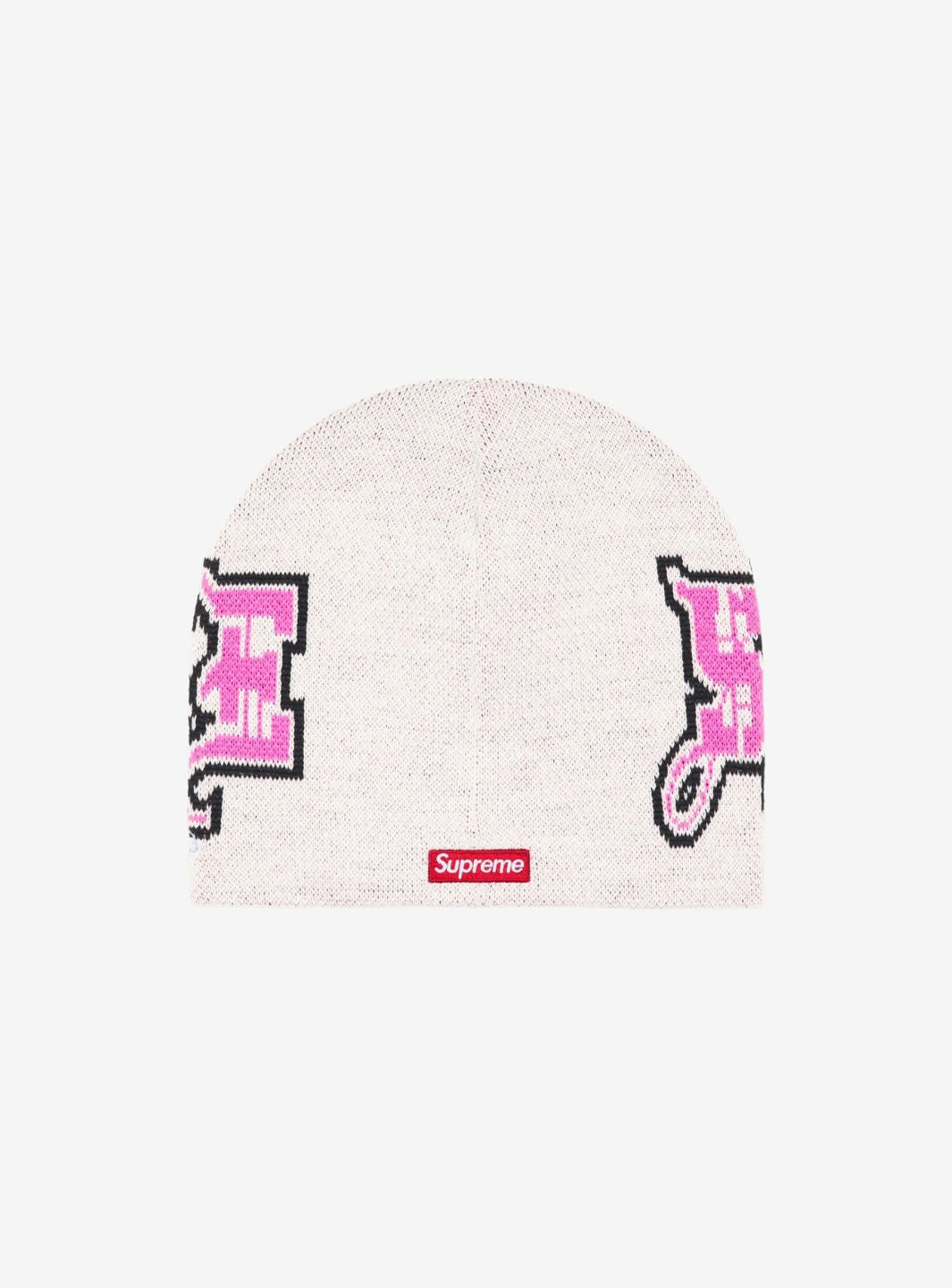 Supreme New Era Outline Beanie White