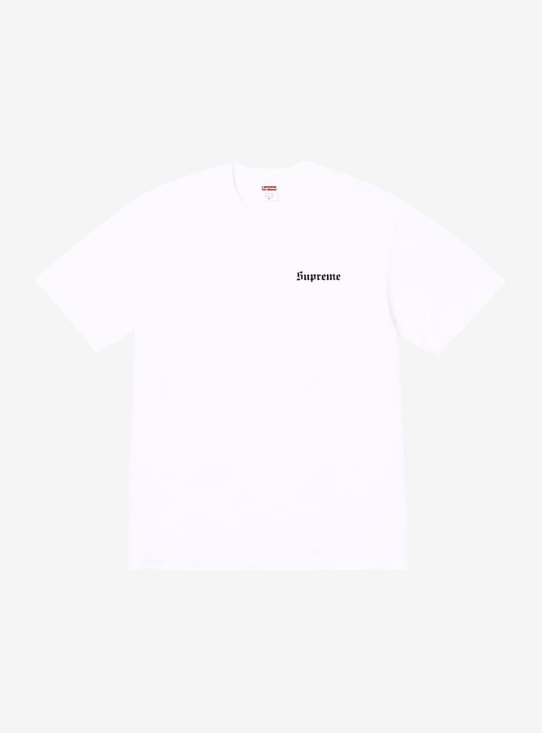 Supreme Paris Is Burning T-Shirt White