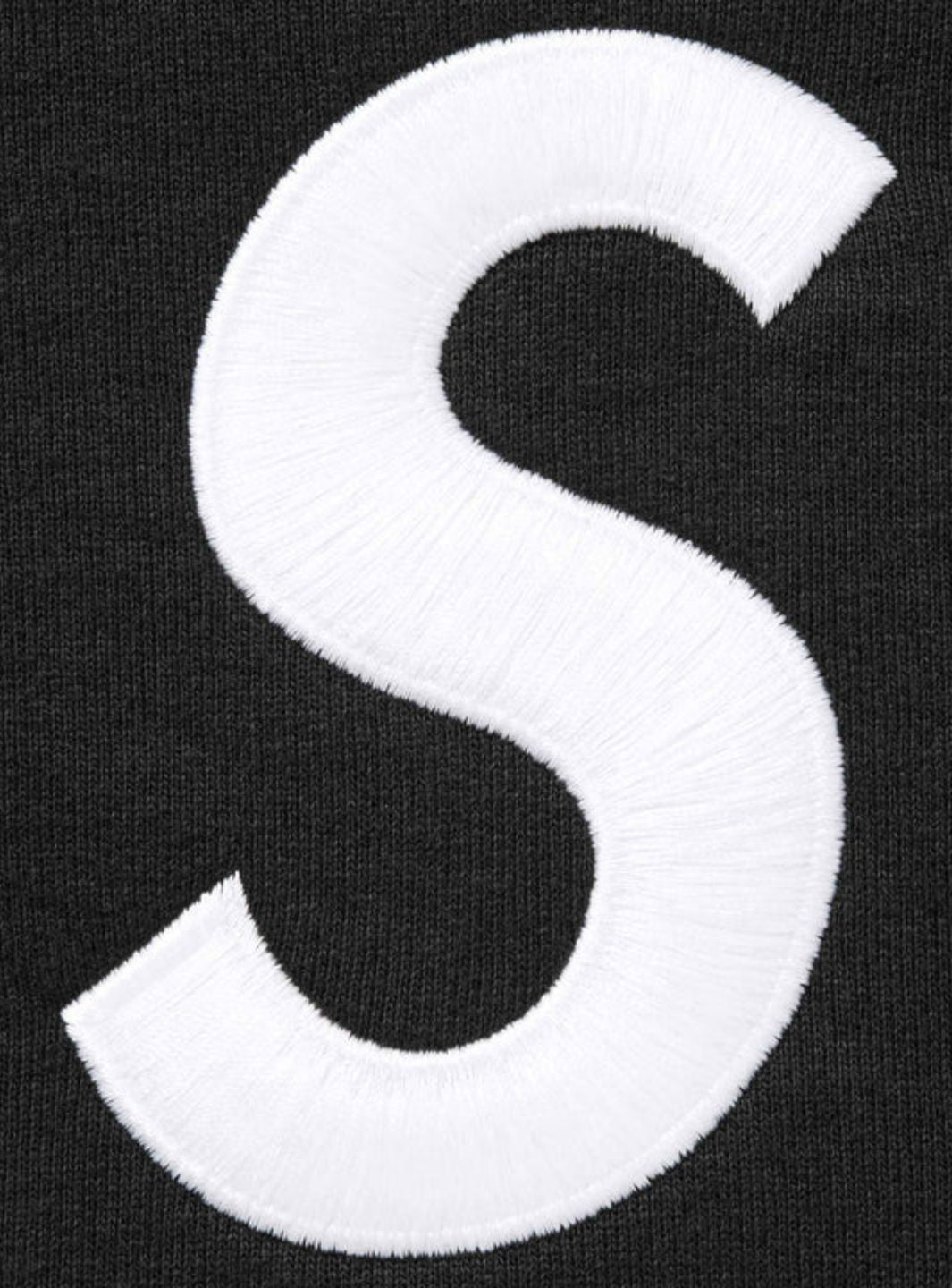 Supreme S Logo Zip Up Hooded Sweatshirt Black (FW25)