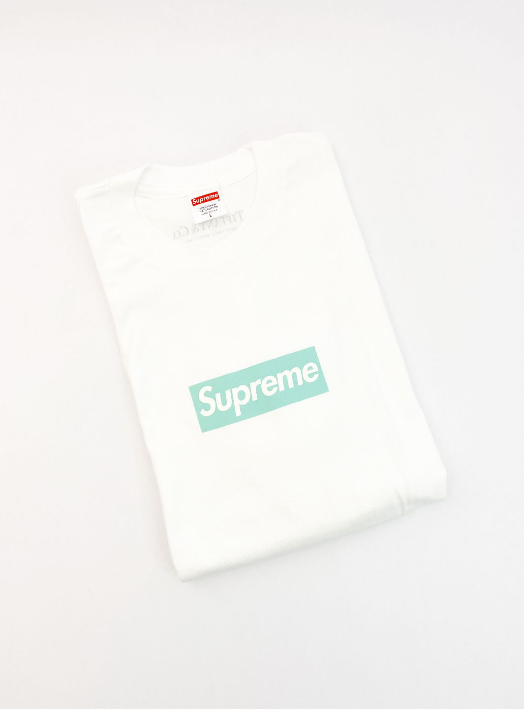 Supreme Tiffany & Co. Box Logo T-Shirt White