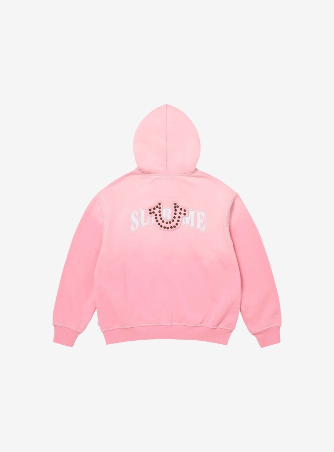 Supreme True Religion Zip Up Hooded Sweatshirt Pink (FW25)
