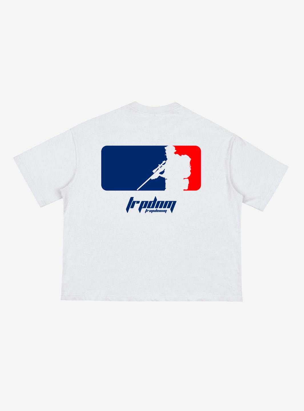 Trap Denim Sniper White Boxy T-Shirt