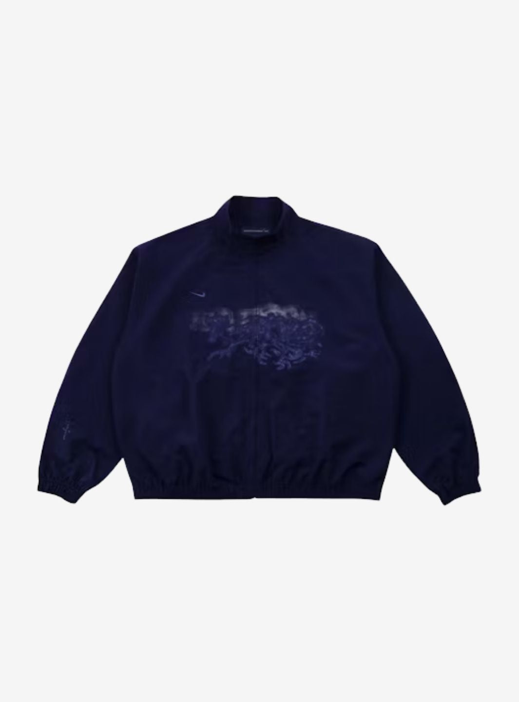 Travis Scott Cactus Jack x Fragment x Nike Tokyo Windbreaker Zip Jacket Navy