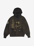 Travis Scott Cactus Jack x Takashi Murakami Hollow Hoodie Brown